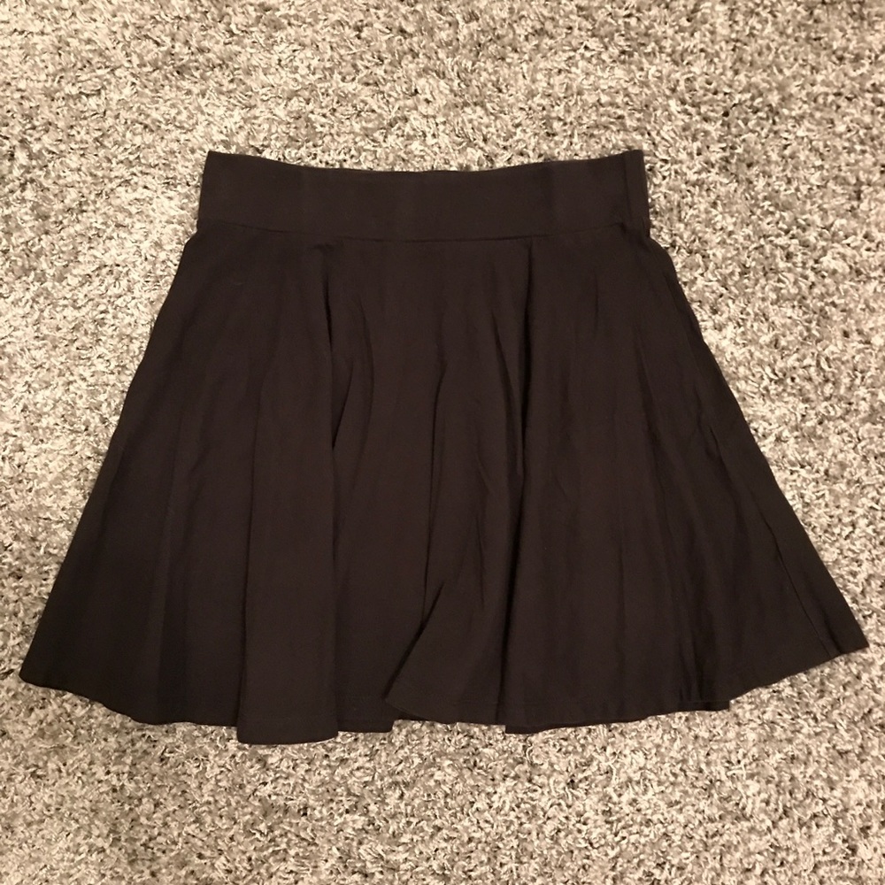Urban Outfitters | Black Cotton Circle Skirt